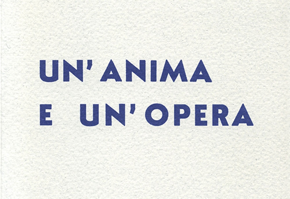 Un'anima e un'opera