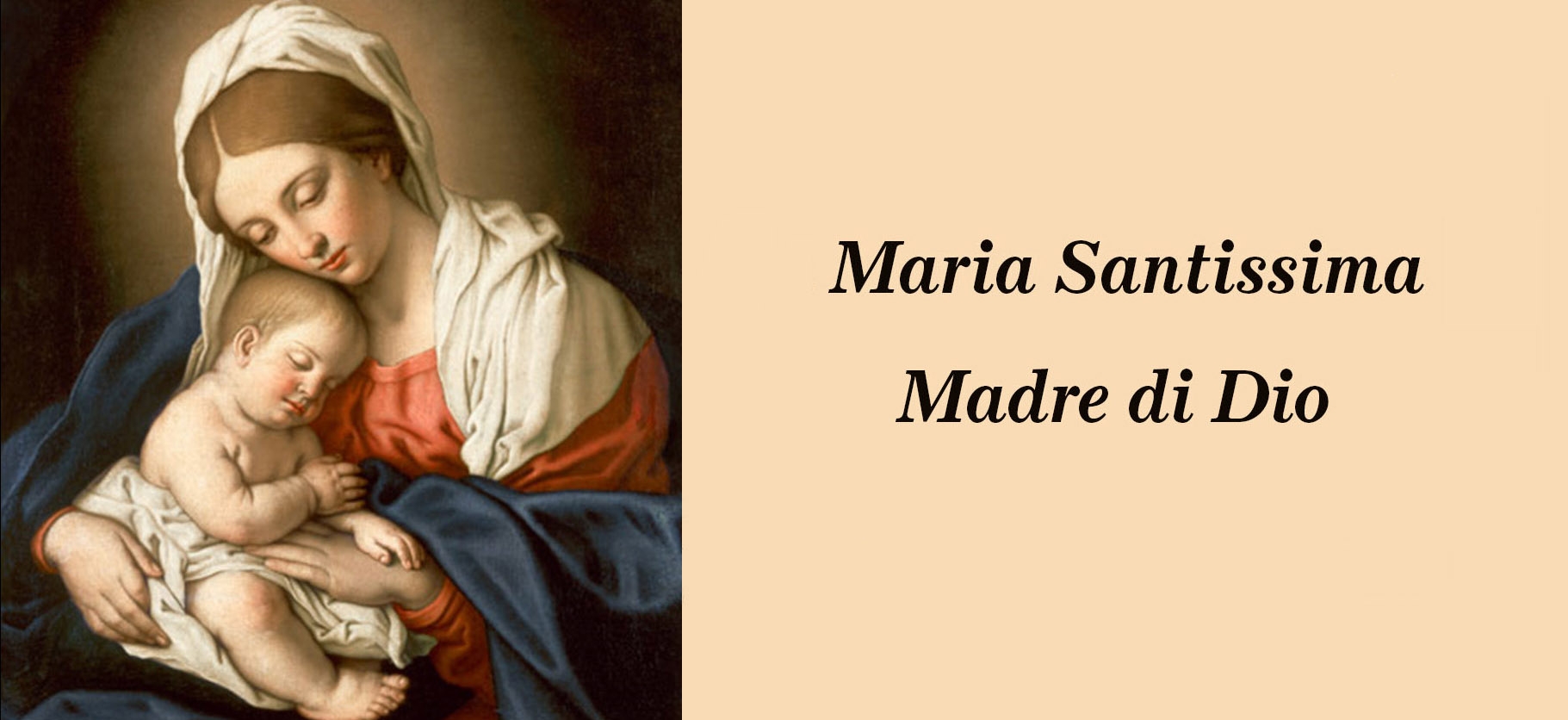 Maria Santissima Madre di Dio